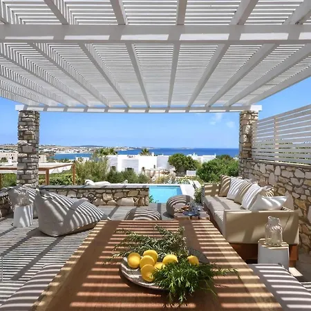 Platinum Paros Zefyros 4 Bedroom Private Pool Amazing Sea Views Ampelas